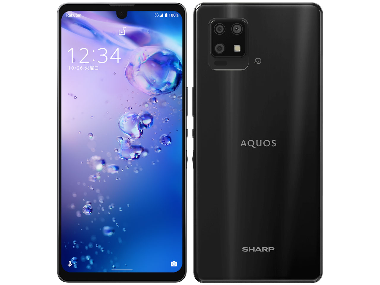 AQUOS zero6 �y�V���o�C�� [�u���b�N] �̐��i�摜