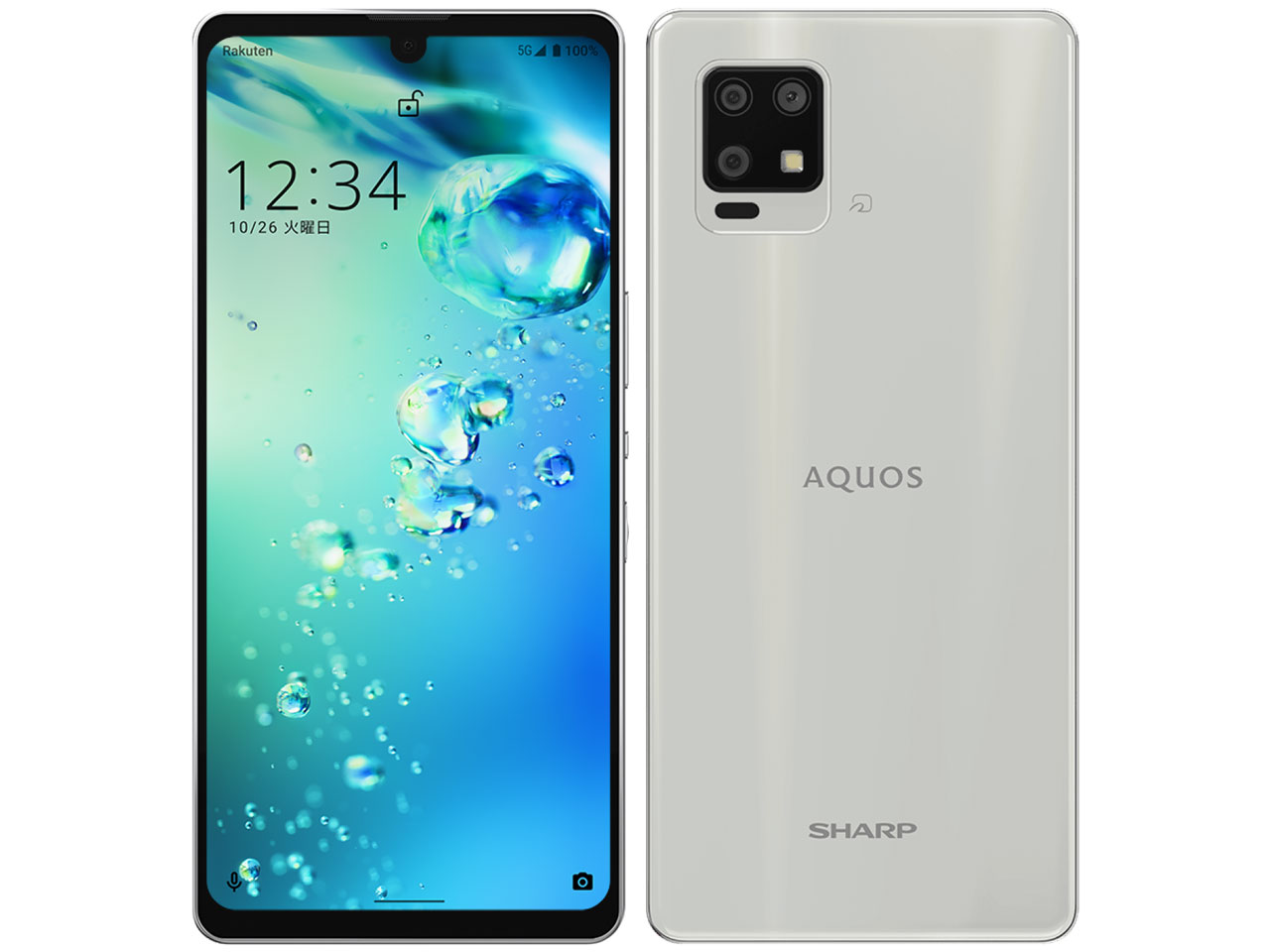 AQUOS zero6 �y�V���o�C�� [�z���C�g] �̐��i�摜