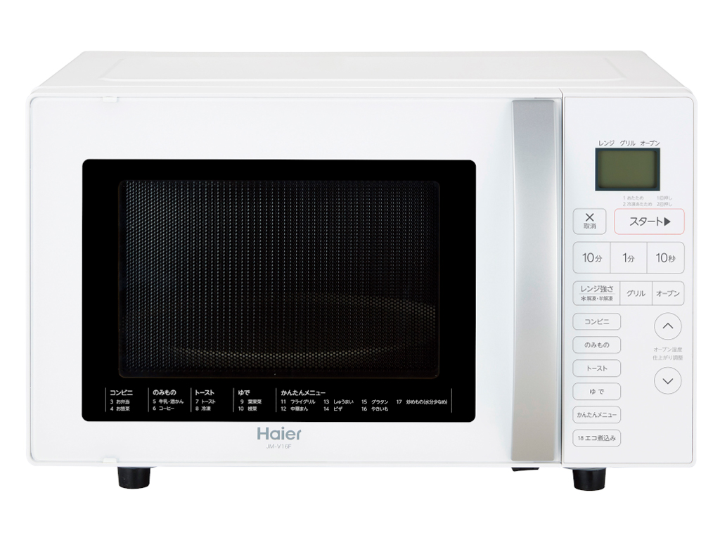 オーブンレンジ Haier Live Series ホワイト JM-V16D-W Amazon.co.jp: JM-V16D-W ホワイト : ホーム＆キッチン