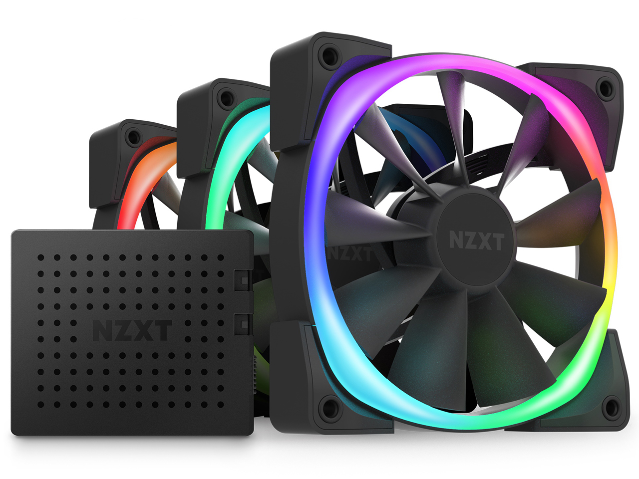 Aer RGB 2 120mm Triple Starter Pack HF-2812C-TB [�u���b�N] �̐��i�摜