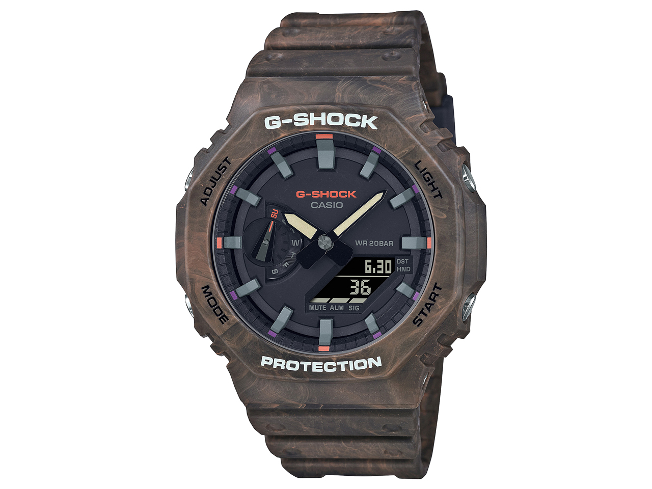 G-SHOCK MYSTIC FOREST�V���[�Y GA-2100FR-5AJF �̐��i�摜
