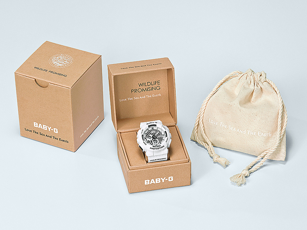 Baby-G LOVE THE SEA AND THE EARTH WILDLIFE PROMISING �R���{���[�V�������f�� BA-120WLP-7AJR