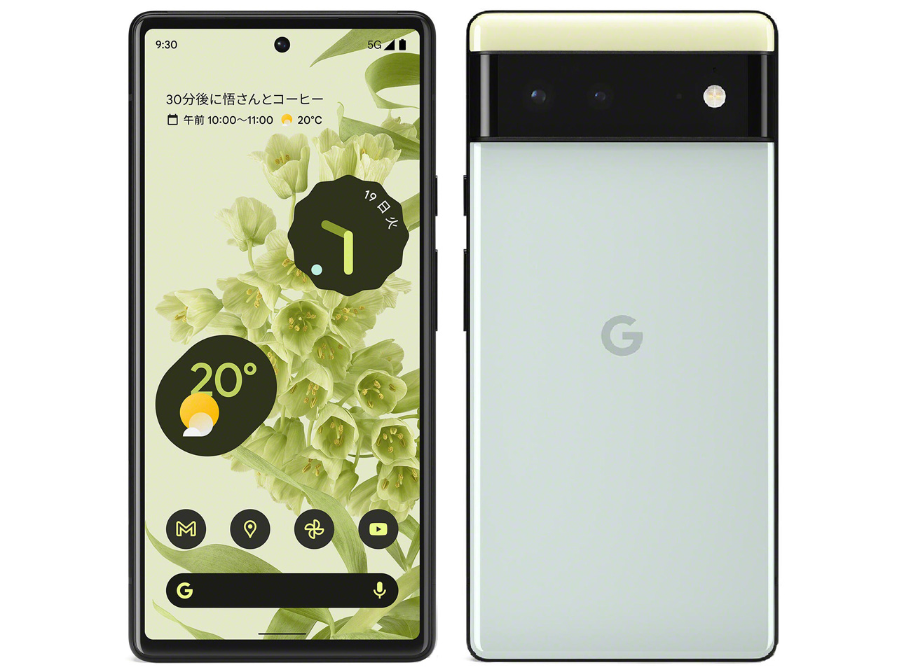 Google Pixel 6 au [Sorta Seafoam] �̐��i�摜