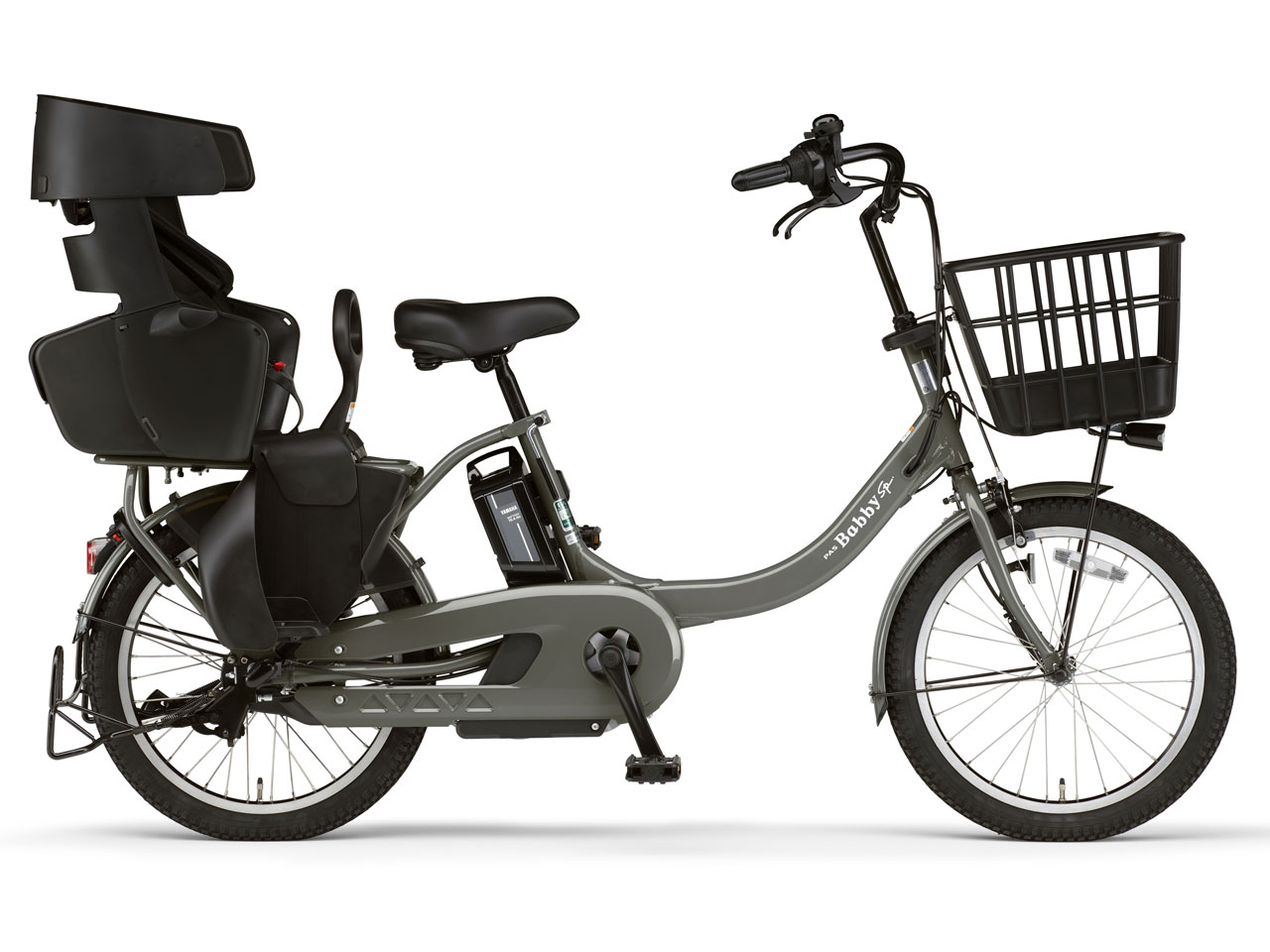 [448] お値下げ！送料無料 ヤマハ PAS Babby 充電器付 電動自転車 ヤマハ PAS Babby un SP PA20BSPR 2022年モデル [ソリッドグレー