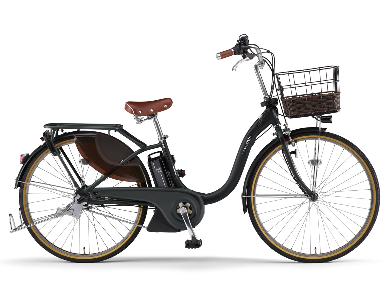 ♦️ ヤマハ　PAS電動自転車876 ヤマハ PAS With DX PA26WDX 2022年モデル [ミスティグリーン] + 専用