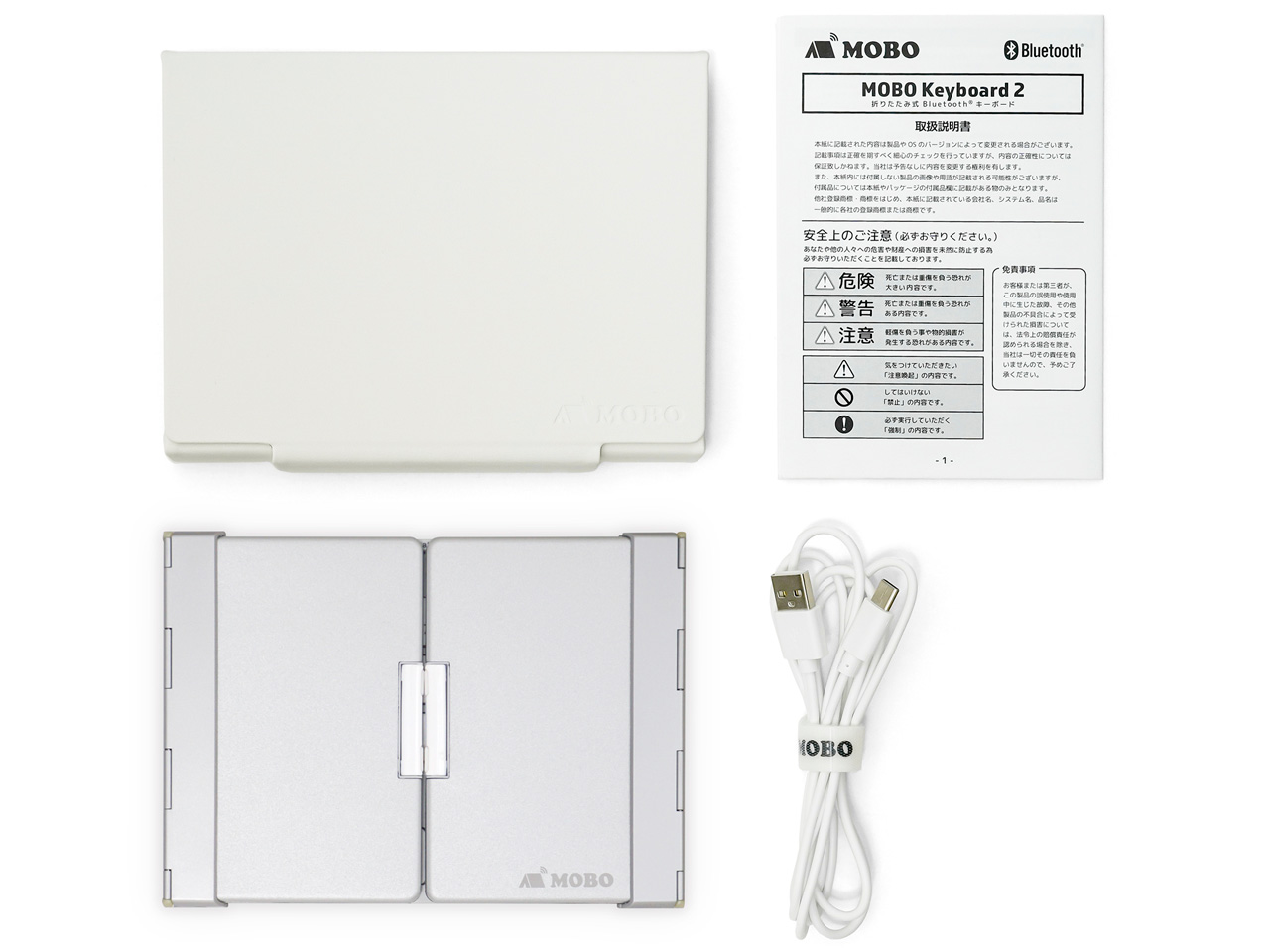 MOBO Keyboard 2 AM-K2TF83J/SLW [�V���o�[/�z���C�g]