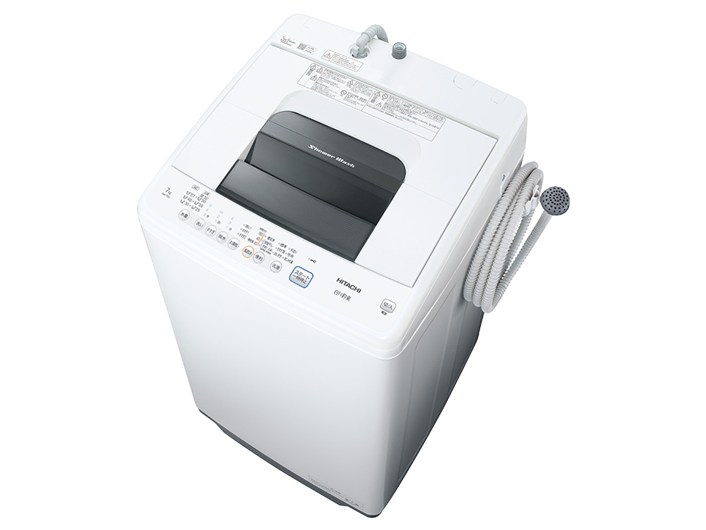 日立白い約束洗濯機7kg シャワー浸透洗浄おしゃれ着コース風乾燥機能付18年製 日立洗濯機7kg白い約束シャワー浸透洗浄風脱水風乾燥機能付き