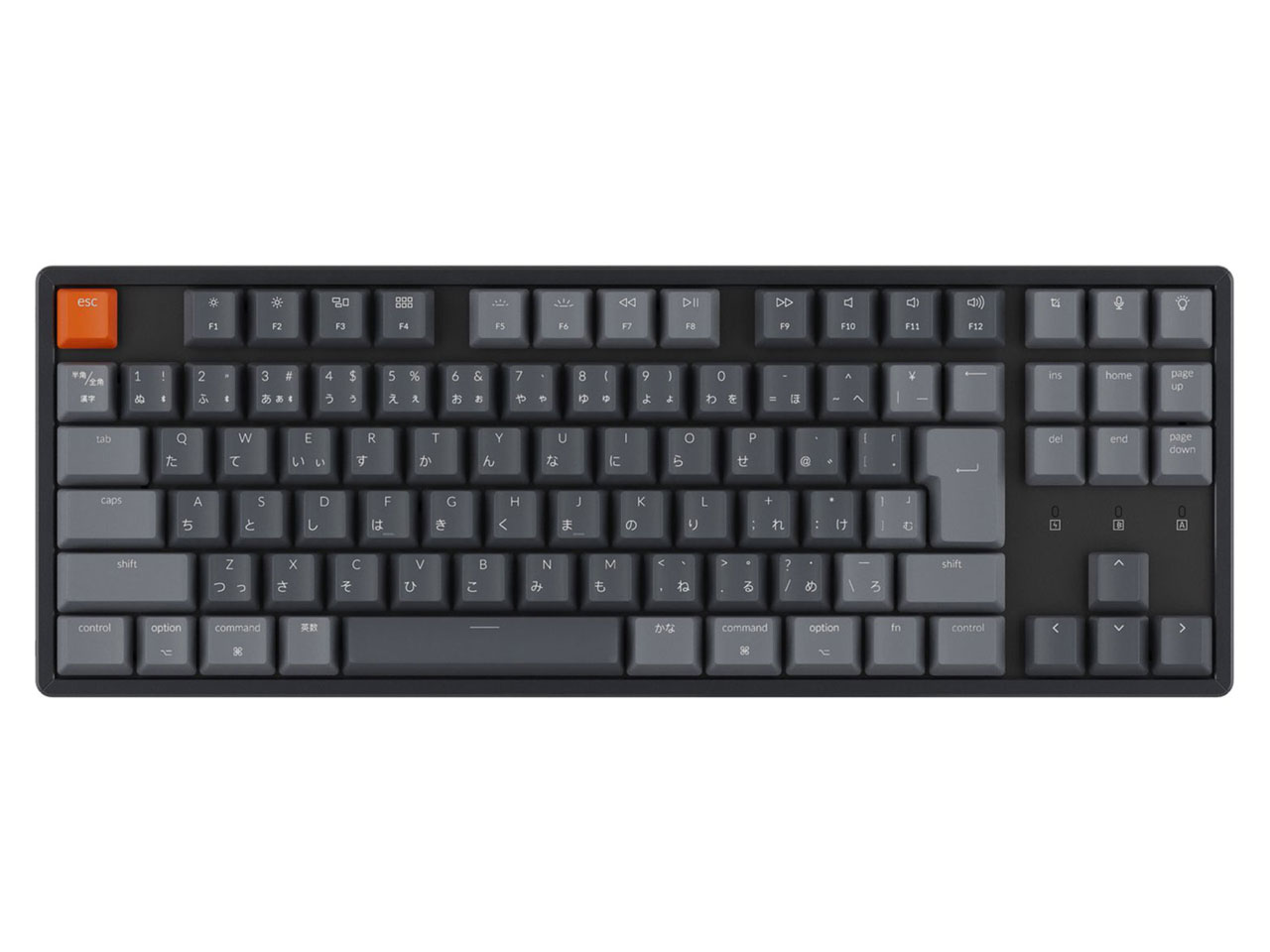 K8 Wireless Mechanical Keyboard �z�b�g�X���b�v���f�� K8-91-Swap-RGB-Red-JP �Ԏ� �̐��i�摜