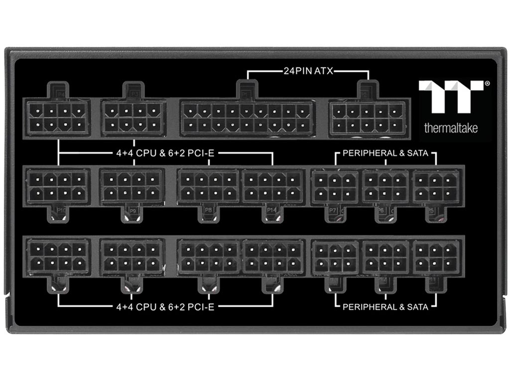 TOUGHPOWER TF1 TITANIUM 1550W PS-TPD-1550FNFATJ-1 [Black]