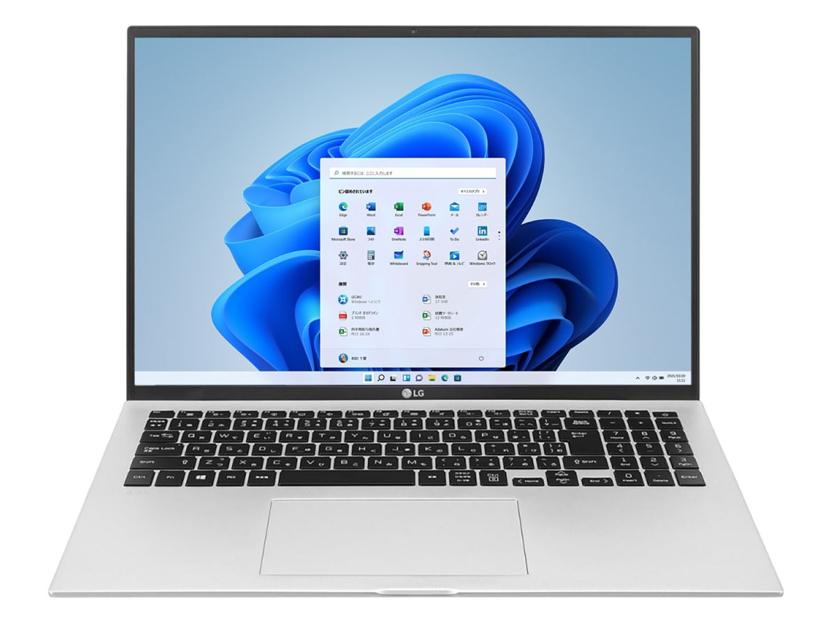 LG gram 16Z95P-KA79J �̐��i�摜