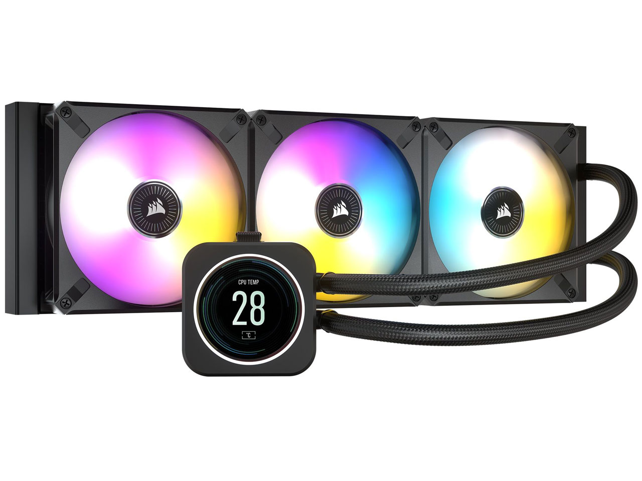 iCUE H150i ELITE LCD CW-9060062-WW �̐��i�摜