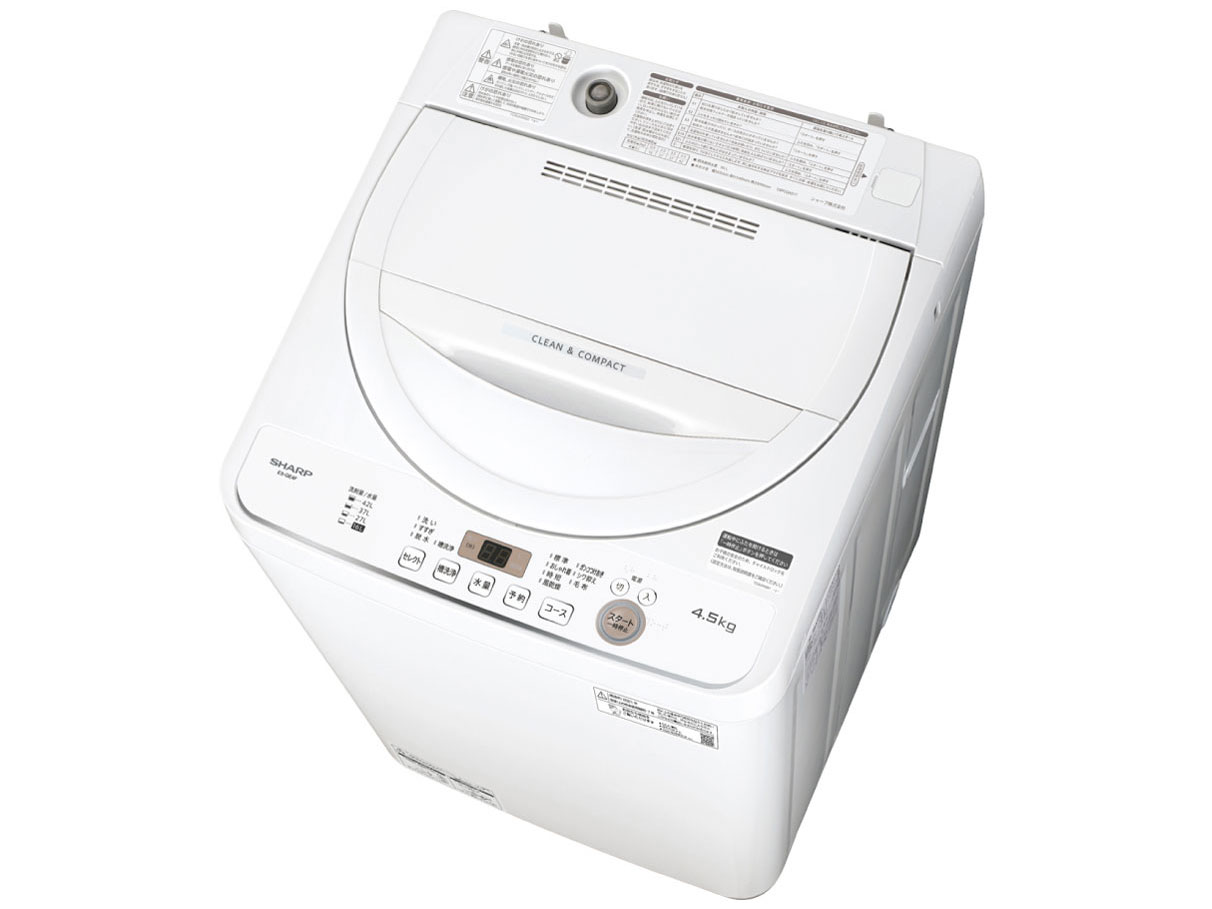 ★美品中古★SHARP 4.5kg洗濯機【ES-G4E3-KW】 美品中古☆SHARP 4.5kg洗濯機【ES-G4E3-KW】 - メルカリ