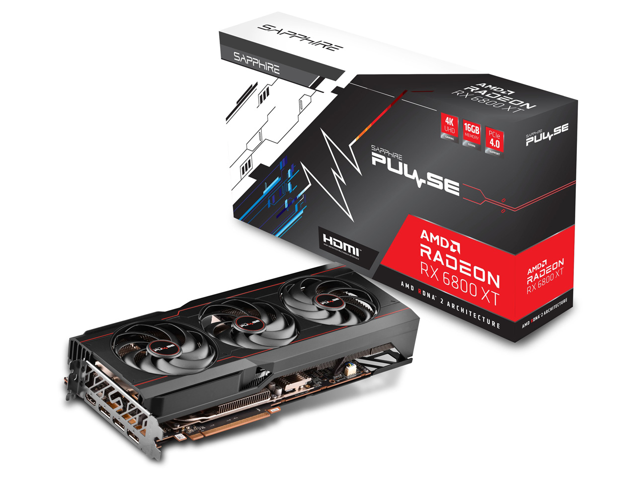 SAPPHIRE PULSE Radeon RX 6800 XT 16GB GDDR6 [PCIExp 16GB] �̐��i�摜