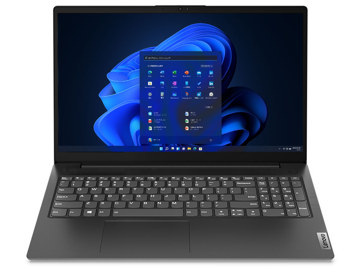 Lenovo V15 Gen 2 Windows 11 Pro�EAMD Ryzen 5 5500U�E8GB�������[�E256GB SSD�E15.6�^�t��HD�t������ �p�t�H�[�}���X 82KDCTO1WW