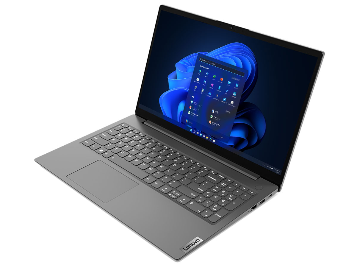 Lenovo V15 Gen 2 Windows 11 Pro�EAMD Ryzen 5 5500U�E8GB�������[�E256GB SSD�E15.6�^�t��HD�t������ �p�t�H�[�}���X 82KDCTO1WW �̐��i�摜
