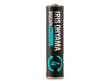 BIGCAPA Recharge �j�b�P�����f�d�r �P4�` 4�{�p�b�N BCR-S4MH/4B �̐��i�摜