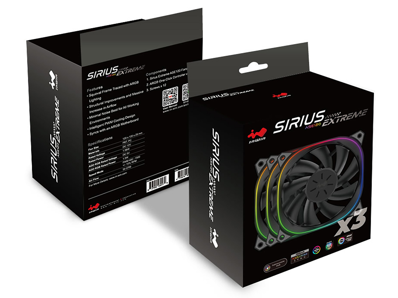 Sirius Extreme ASE120 IW-FN-ASE120-3PK [�u���b�N]