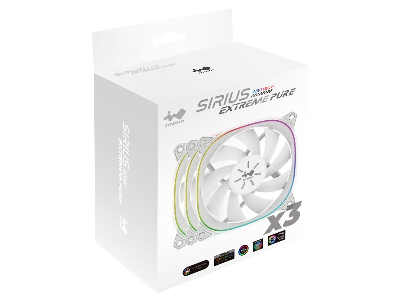 �w�p�b�P�[�W�x Sirius Extreme Pure ASE120P IW-FN-ASE120P-3PK [�z���C�g] �̐��i�摜