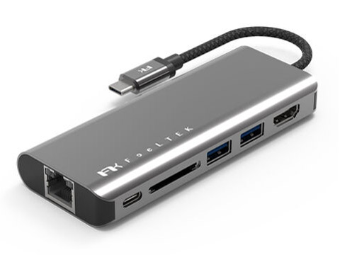 Portable 6-in-1 USB-C Hub HCM006AP2F �̐��i�摜