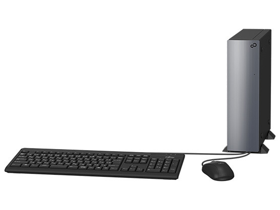 FMV ESPRIMO DH�V���[�Y WD2/F3 KC_WD2F3_A037 ����LAN�ECore i7�E8GB�������ESSD 256GB+HDD 3TB�EOffice���ڃ��f�� [�_�[�N�V���o�[] �̐��i�摜