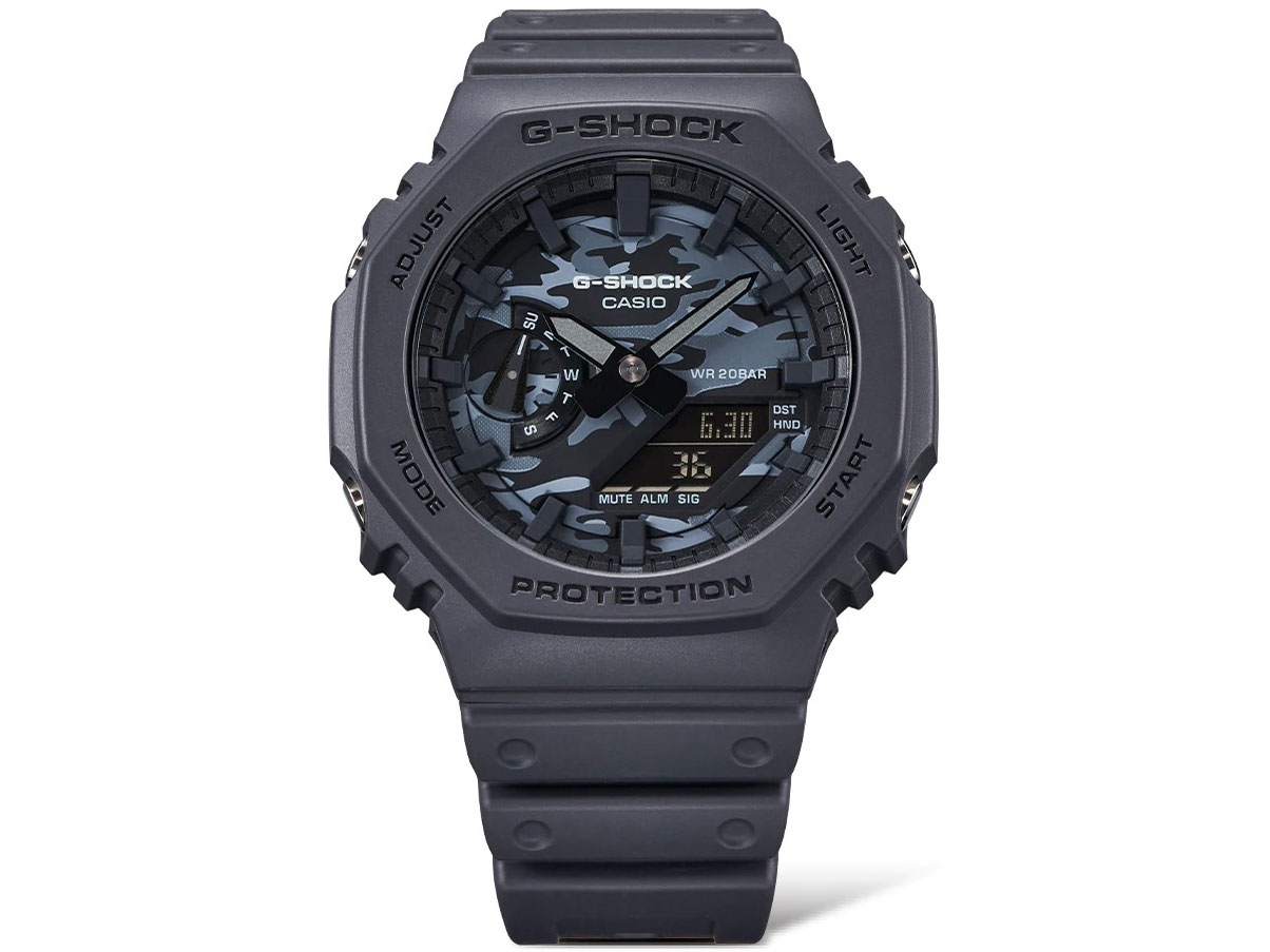 G-SHOCK Dial Camo Utility�V���[�Y GA-2100CA-8AJF