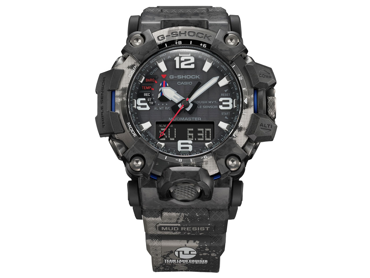 G-SHOCK �}�X�^�[ �I�u G �}�b�h�}�X�^�[ TEAM LAND CRUISER TOYOTA AUTO BODY �R���{���[�V�������f�� GWG-2000TLC-1AJR