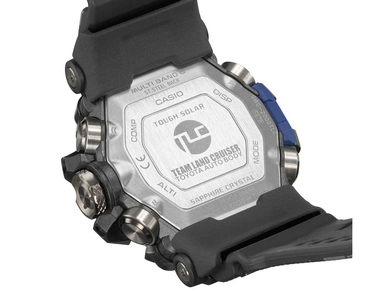 G-SHOCK �}�X�^�[ �I�u G �}�b�h�}�X�^�[ TEAM LAND CRUISER TOYOTA AUTO BODY �R���{���[�V�������f�� GWG-2000TLC-1AJR