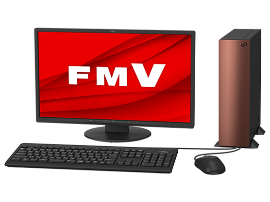 FMV ESPRIMO DH�V���[�Y WD2/F3 KC_WD2F3_A048 ����LAN�ECore i7�E16GB�������EHDD 1TB�E21.5�^�t���EOffice���ڃ��f�� [���^���b�N�u���E��] �̐��i�摜