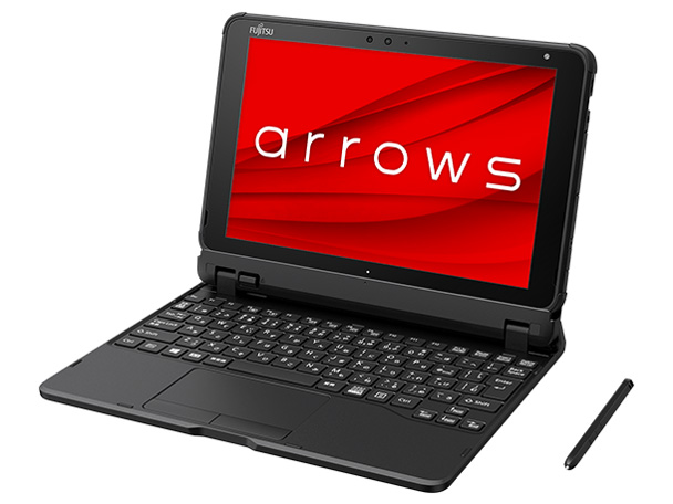 arrows Tab QH�V���[�Y WQ2/F3 KC_WQ2F3_A010 Windows 11 Pro�ECeleron N5100�E8GB�������EeMMC256GB���ځE�X�[�p�[�}���`�h���C�u�E�y�ʃX�����L�[�{�[�h�t�����f�� �̐��i�摜