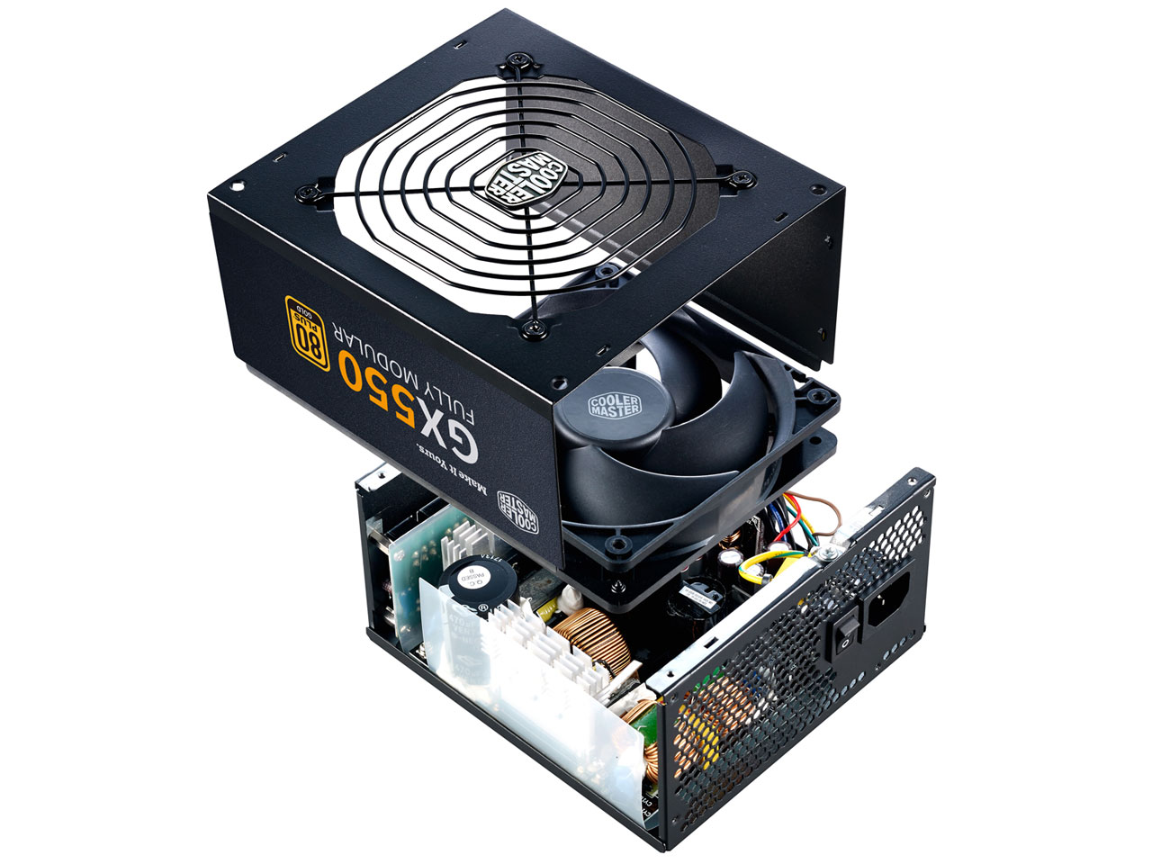 �w�{�� �����x GX Gold 550 Full Modular MPE-5501-AFAAG-J1 �̐��i�摜