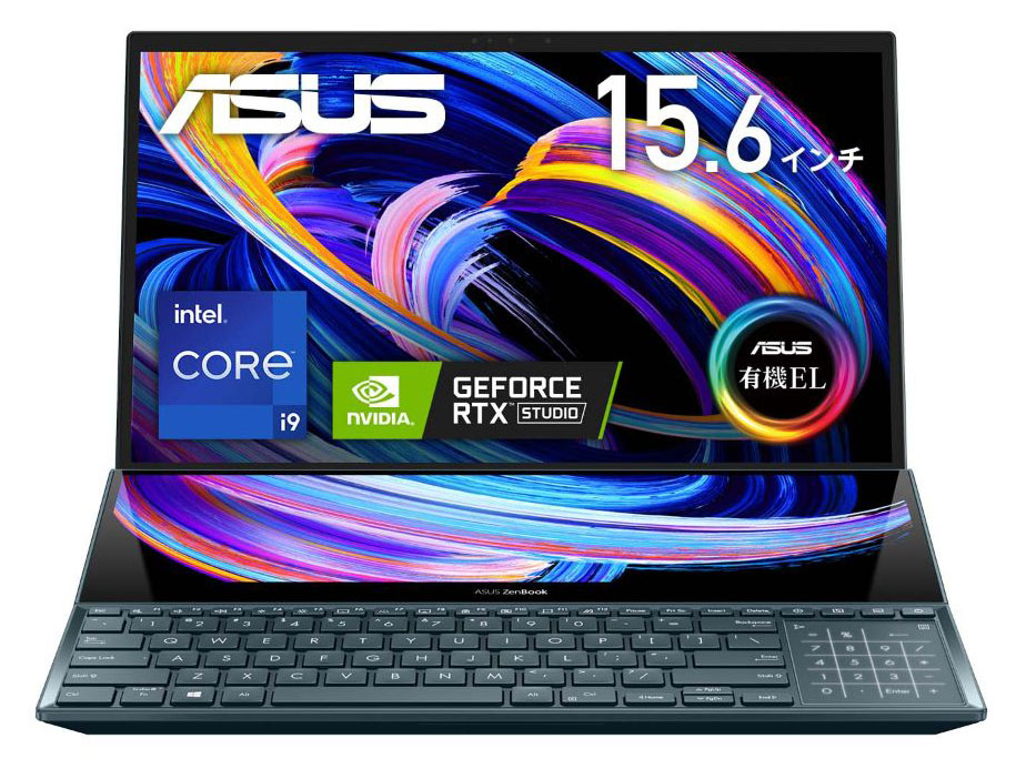 ZenBook Pro Duo 15 OLED UX582HS UX582HS-H2031X �̐��i�摜