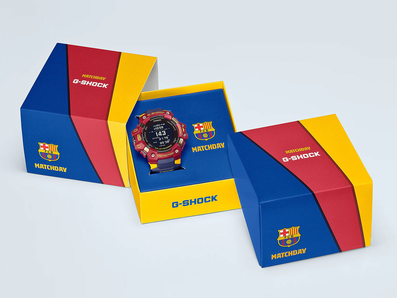G-SHOCK �W�[�E�X�N���b�h FC Barcelona Matchday �R���{���[�V�������f�� GBD-H1000BAR-4JR