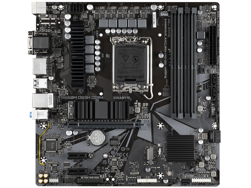 B660M DS3H DDR4 (B660 1700 MicroATX) �h�X�p��Web���胂�f�� �̐��i�摜
