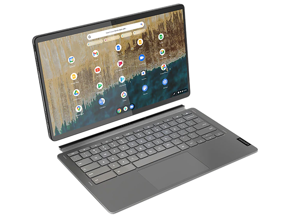 IdeaPad Duet 560 Chromebook Chrome OS�EQualcomm Snapdragon 7c Gen 2�E4GB�������[�E128GB eMMC�E13.3�^�t��HD �}���`�^�b�`�Ή����� 82QS001QJP