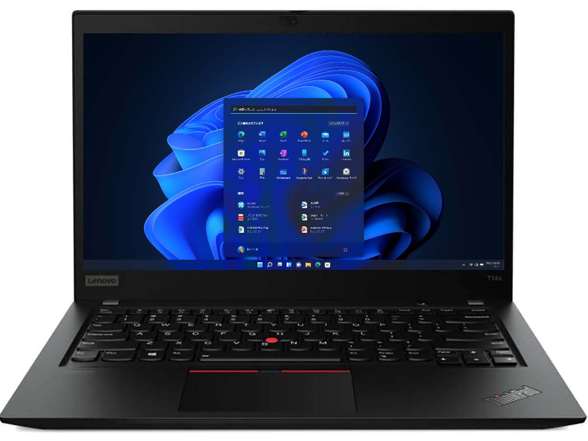 ThinkPad T14s Gen 1 Windows 11 Pro�EAMD Ryzen 5 PRO 4650U�E8GB�������[�E256GB SSD�E14�^�t��HD�t������ 20UHS0NX00 �̐��i�摜