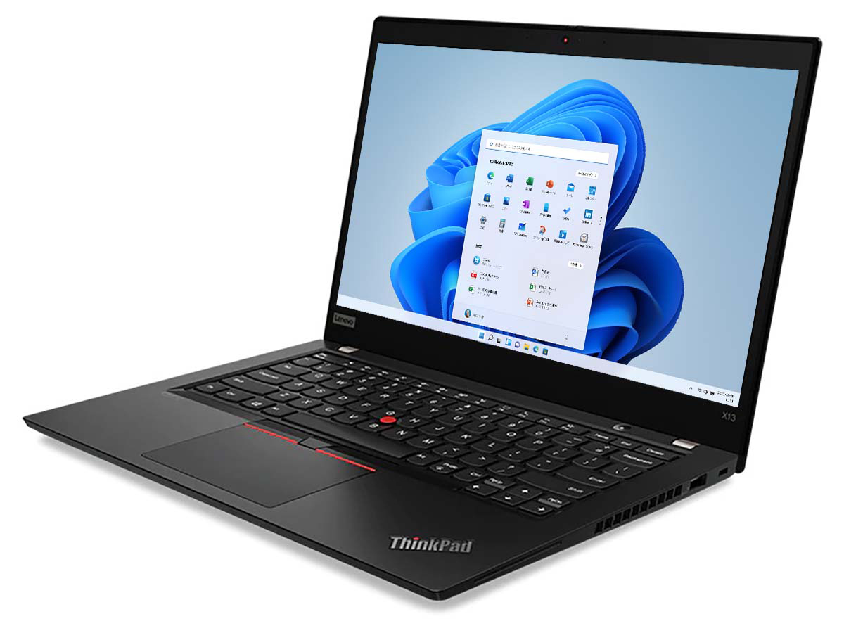 ThinkPad X13 Gen 1 AMD Ryzen 5 PRO 4650U�E32GB�������[�E256GB SSD�E13.3�^�t��HD�t������ 20UFS0KE00