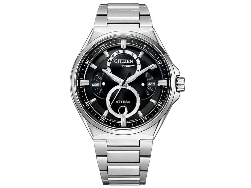 アテッサ エコ・ドライブ ACT Line トリプルカレンダー ムーンフェイズ BU0060-68E