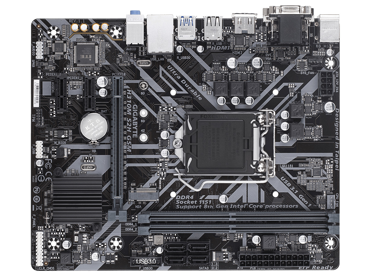 GIGABYTE H310M S2H GSM [Rev.1.1]