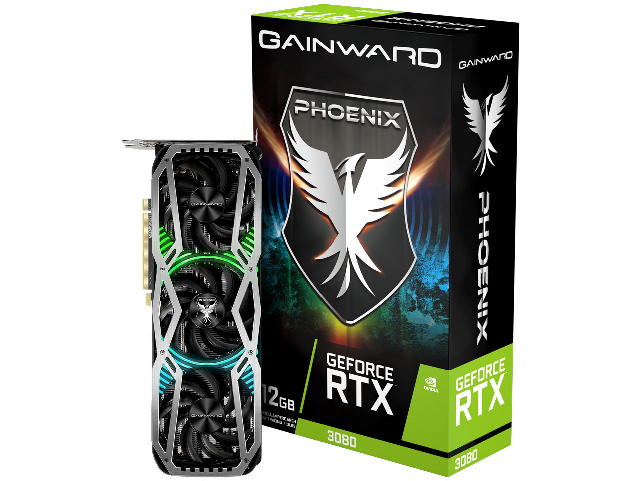 GeForce RTX 3080 12GB Phoenix NED3080019KB-132AX [PCIExp 12GB] �̐��i�摜