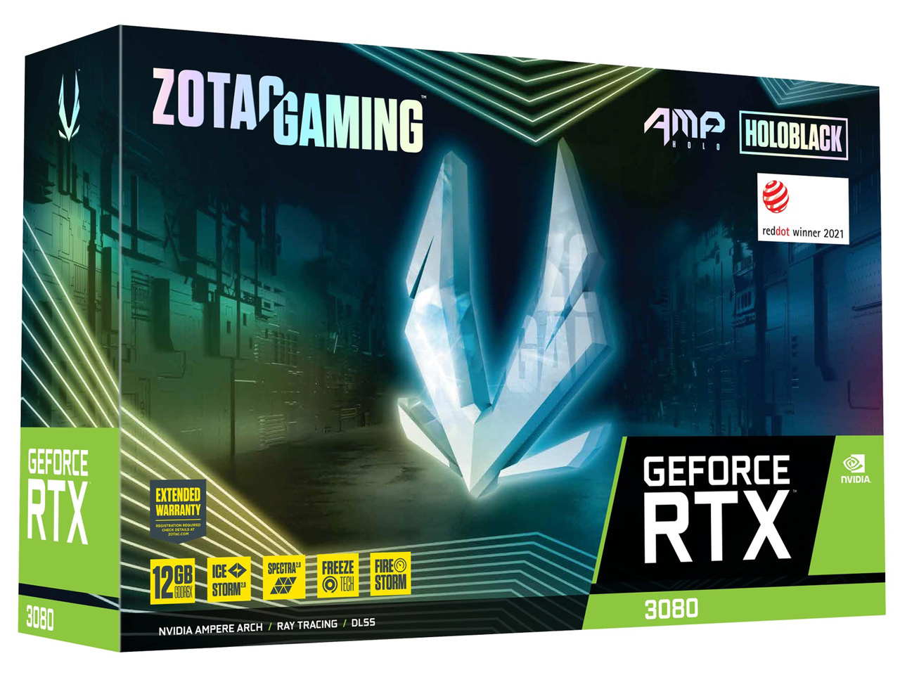 ZOTAC GAMING GeForce RTX 3080 AMP Holo LHR 12GB ZT-A30820F-10PLHR [PCIExp 12GB]
