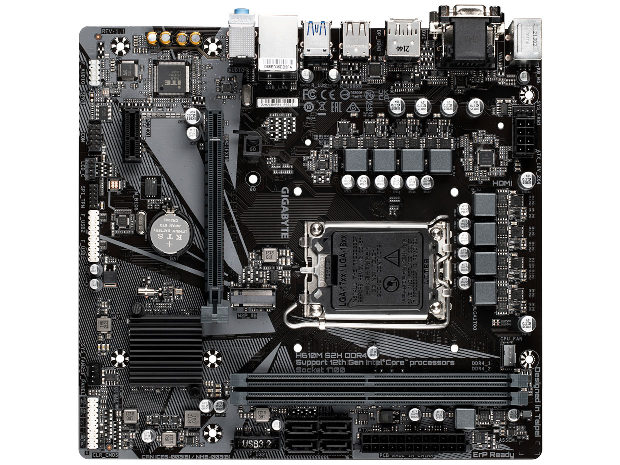 H610M S2H DDR4 [Rev.1.1] �̐��i�摜