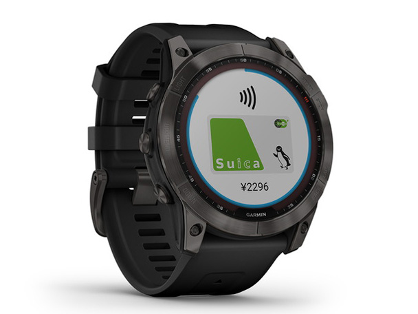 fenix 7X Sapphire Dual Power 010-02541-31 [Ti Carbon Gray DLC/Black]