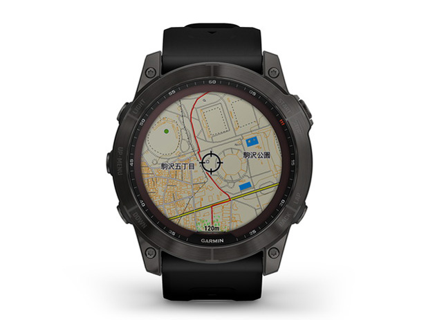 fenix 7X Sapphire Dual Power 010-02541-31 [Ti Carbon Gray DLC/Black]