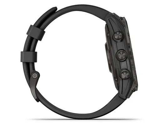 fenix 7 Sapphire Dual Power 010-02540-29 [Ti Carbon Gray DLC/Black]