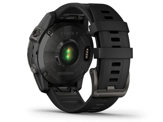 fenix 7 Sapphire Dual Power 010-02540-29 [Ti Carbon Gray DLC/Black]