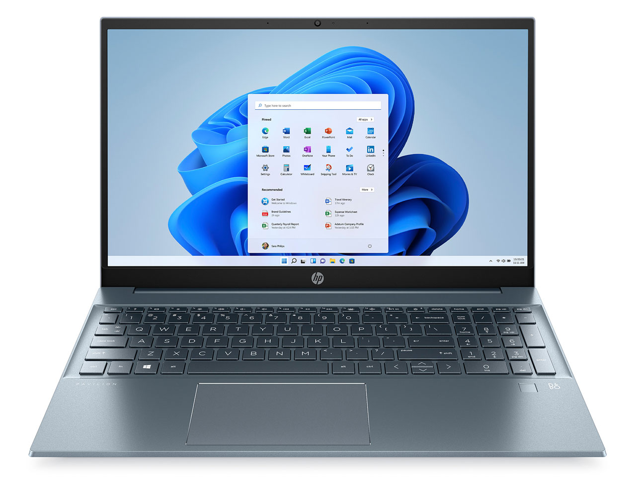 外装難あり】HP Pavilion 15-eh1078AU フォグブルー-