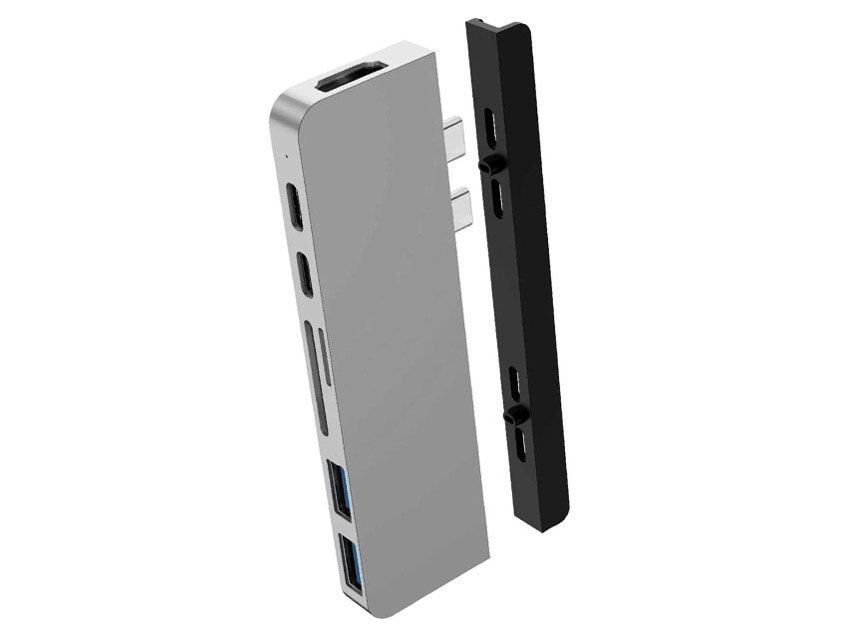 HyperDrive 7in2 DUO USB-C Hub for MacBook Pro HP15580 �̐��i�摜