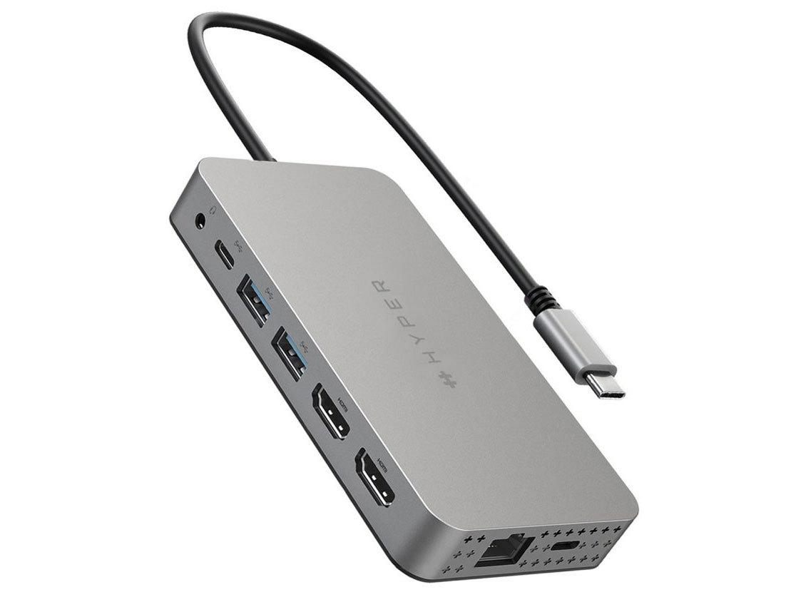 HyperDrive �f���A��4K HDMI 10in1 USB-C�n�u for M1 HP-HDM1H �̐��i�摜