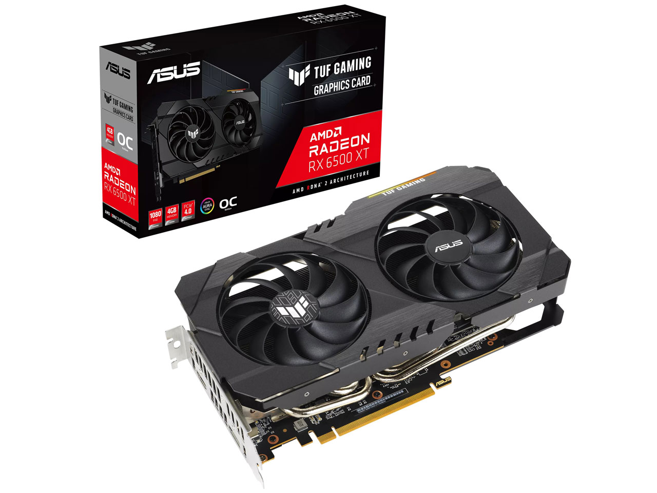 TUF-RX6500XT-O4G-GAMING [PCIExp 4GB] �̐��i�摜