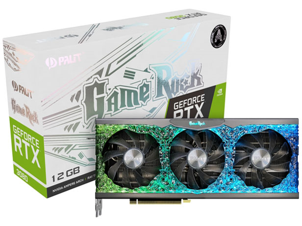 NED3080019KB-1020G (GeForce RTX 3080 GameRock 12GB) LHR�� [PCIExp 12GB] �h�X�p��Web���胂�f�� �̐��i�摜